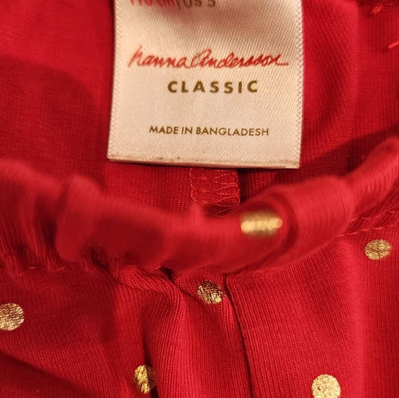 OBO EUC Mini Biden Red/Gold Leggings Size 5 - Picture 4 of 5